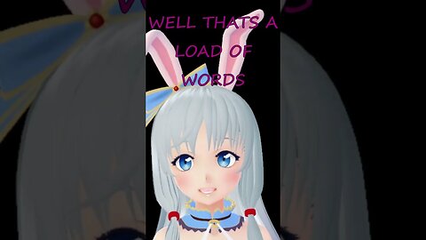 THATS A LOAD OF WORDS 🫡 #shorts #vtuber #envtuber #vtuberuprising #envtubermemes #bunnyvtuber #memes