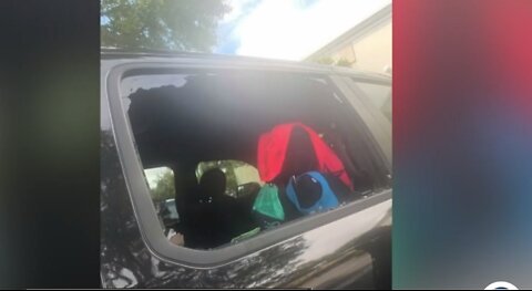 Woman raises safety concerns after car vandalized outside gym