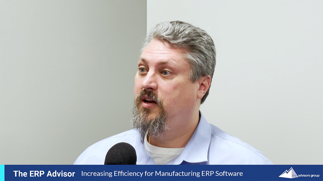 Increasing Efficiency for Manufacturing ERP Software - The ERP Advisor Podcast Episode 58