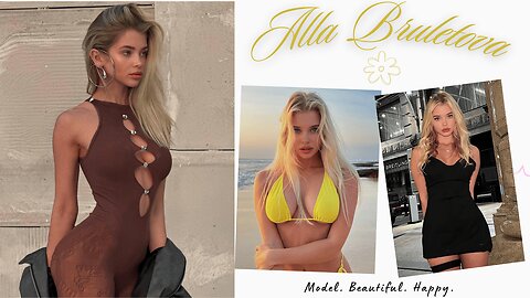 Alla Bruletova Model & Instagram