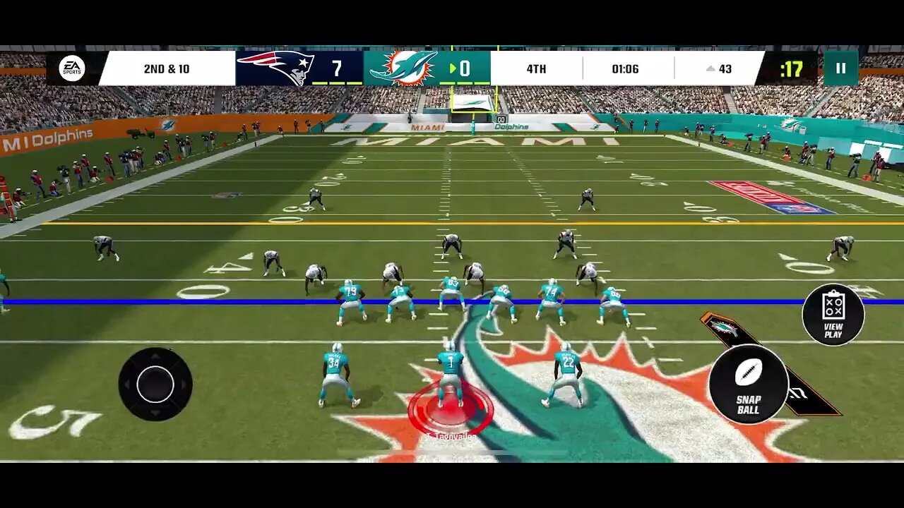 Patriots vs. Dolphins - Madden NFL 23 Mobile Football