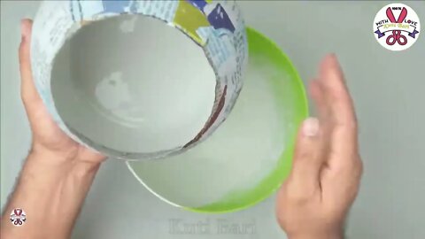 Easy cement pottery making