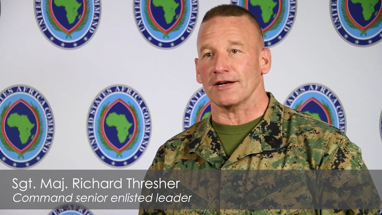 SGM Thresher discusses the commander's African Enlisted Development Strategy