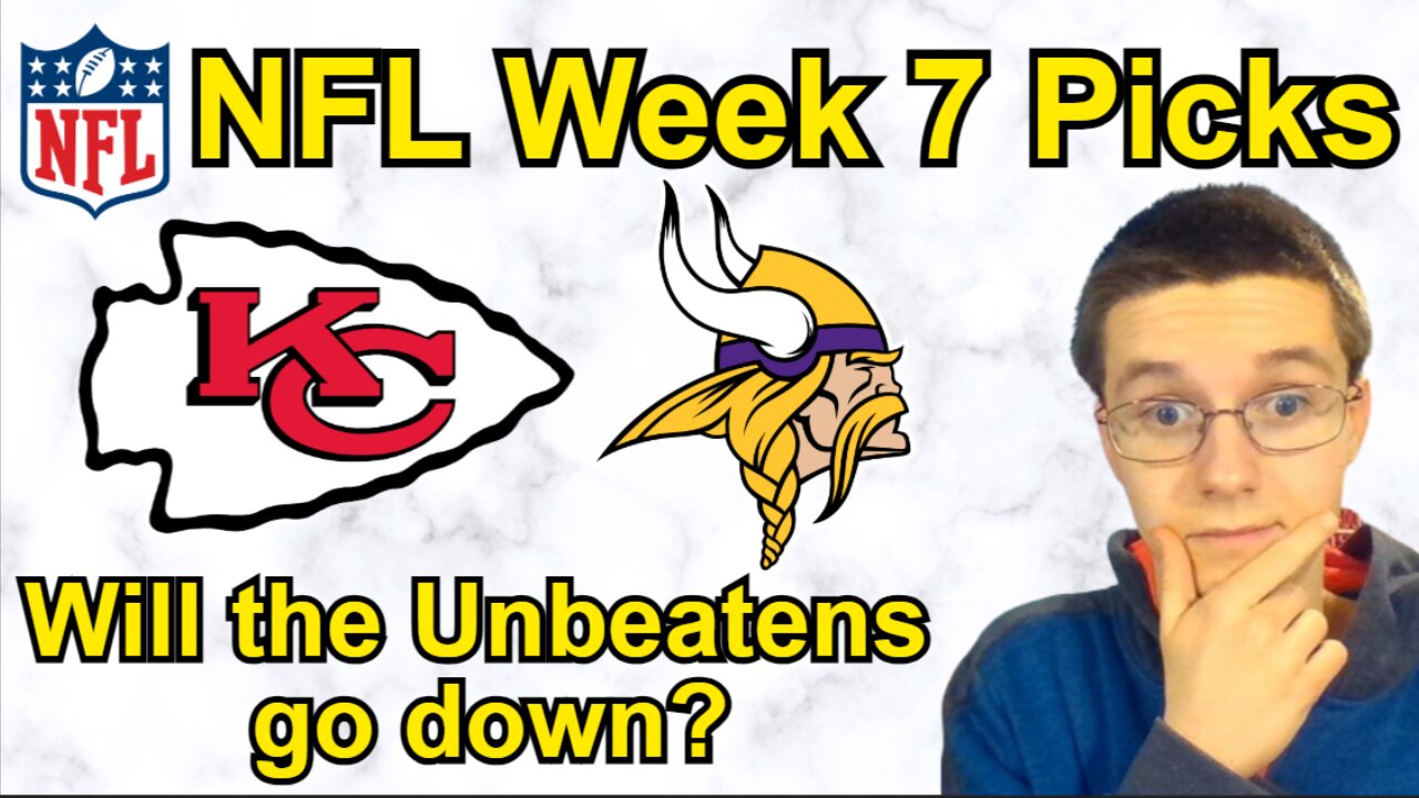 Week 7 NFL Picks and Predictions - 2024!!!/Will the Chiefs and Vikings remain undefeated? #nfl