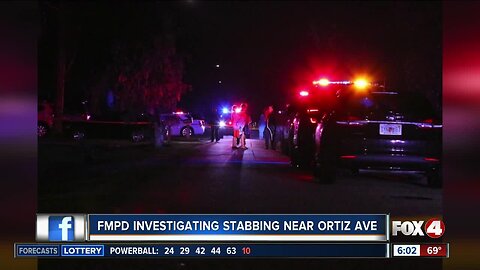 Fort Myers Police respond to domestic disturbance that involved a stabbing