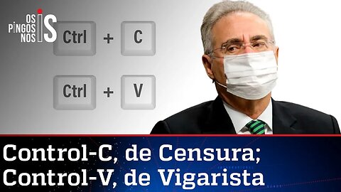 Pedido de Renan contra a Jovem Pan é feito na base do Control-C, Control-V