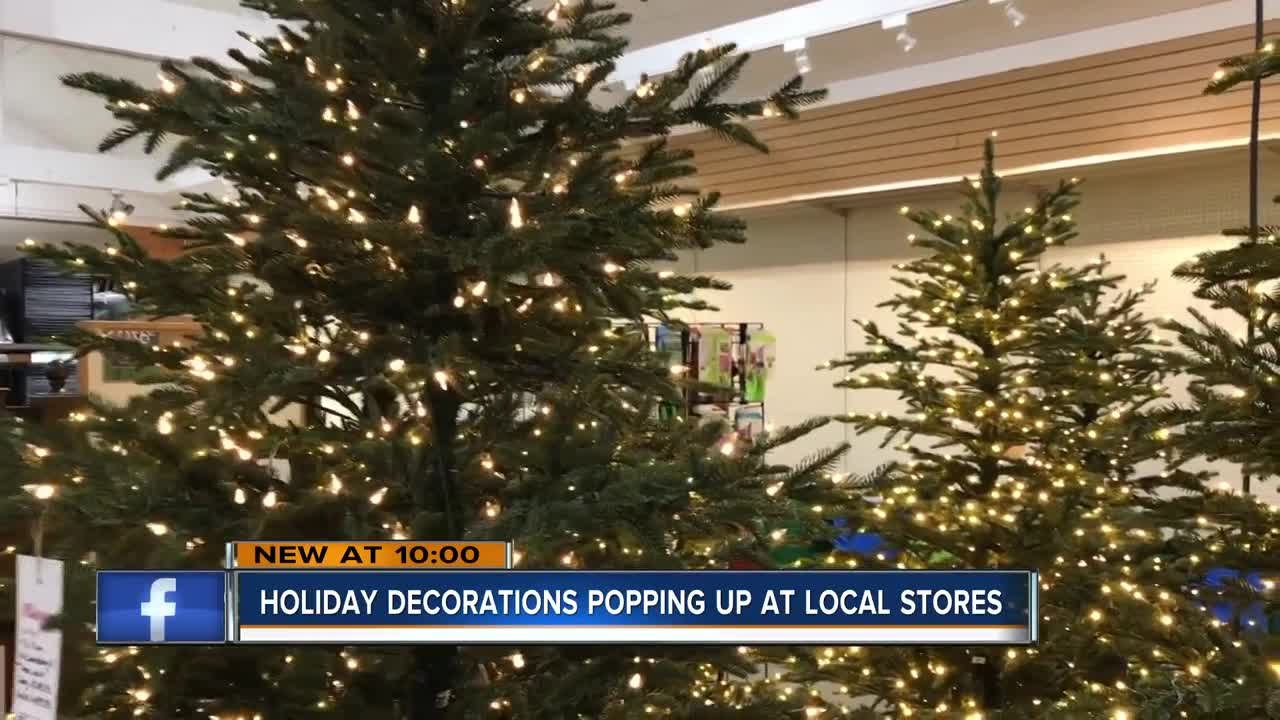 Retailers already selling Halloween, Christmas decorations