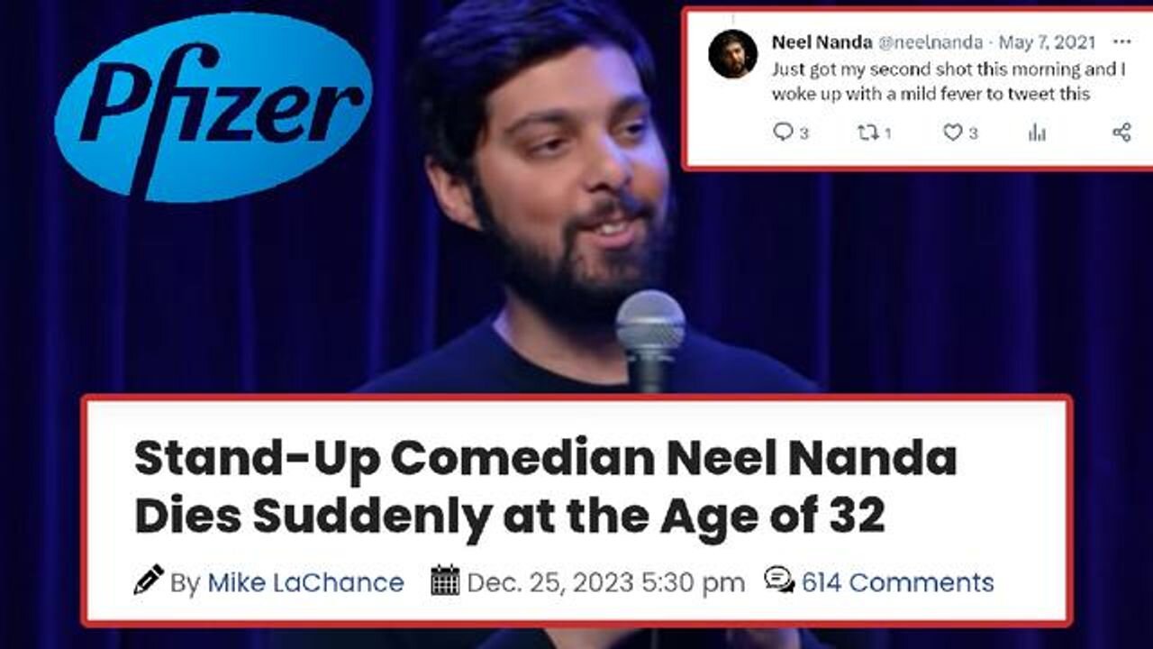 Vaccine-hustling comedian drops dead!