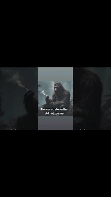 Good thing BigFoot did not see me. #bigfoot #shortsvideo