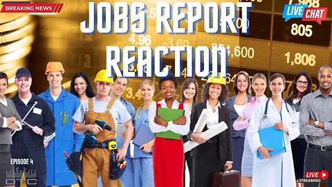 Jobs Report Reaction. Will a Strong Jobs Report lead to more FED Fear?? Live Analysis