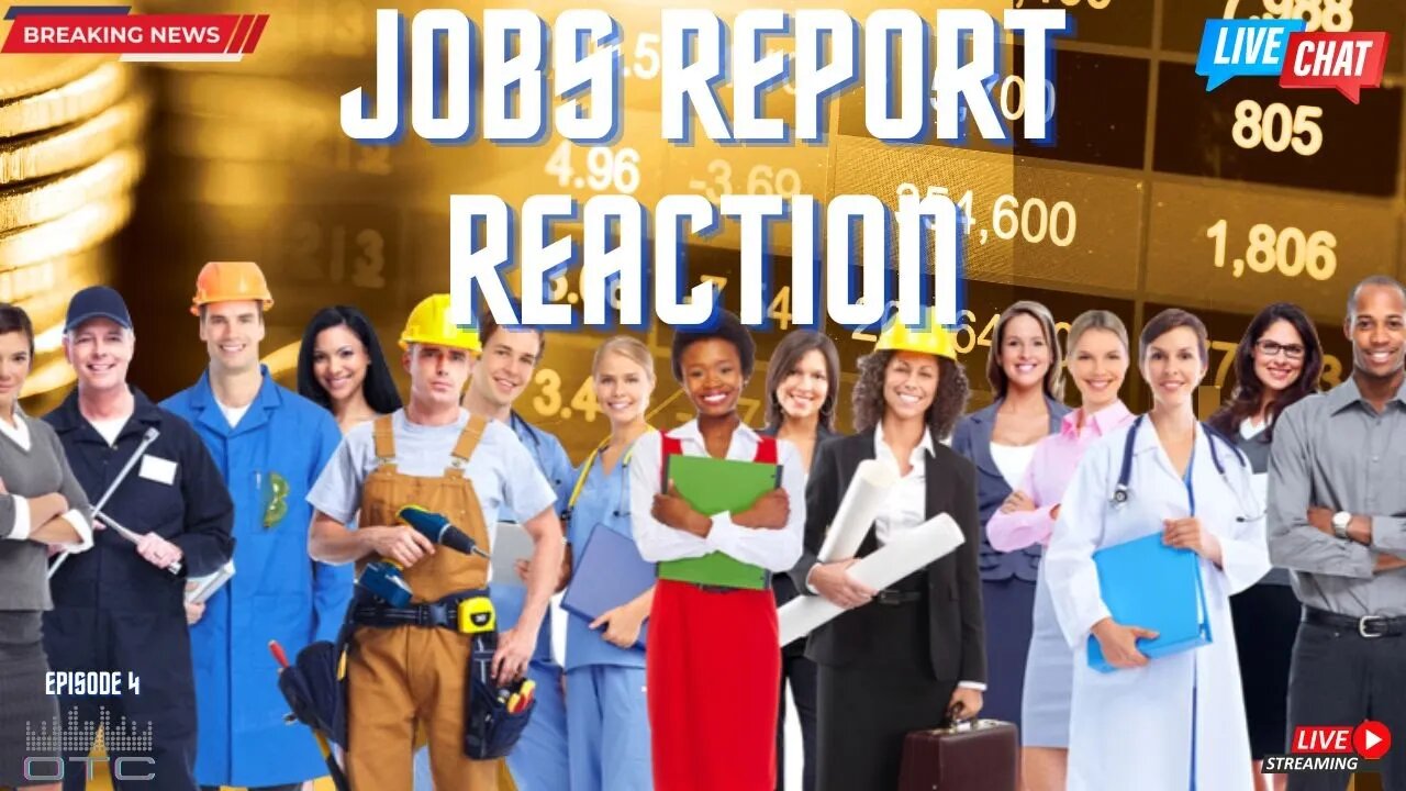 Jobs Report Reaction. Will a Strong Jobs Report lead to more FED Fear?? Live Analysis