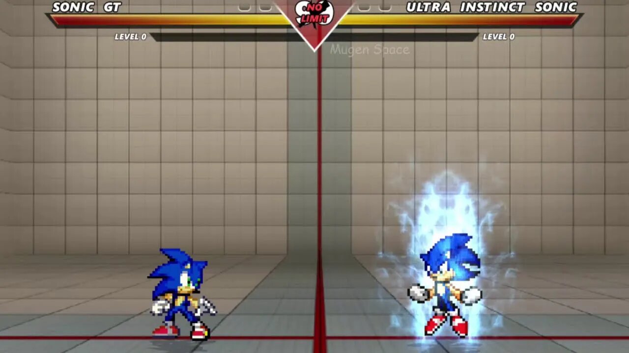 Sonic GT & Silver Fase 4 VS Ultra Instinct Sonic I Sonic Battle Mugen