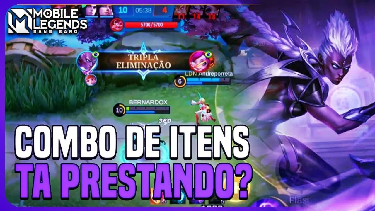 O NOVO COMBO DE ITENS TA ABSURDO NA KARRIE!! | MLBB