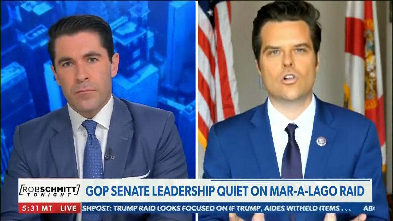 Matt Gaetz: This Was a ‘highly performative raid’