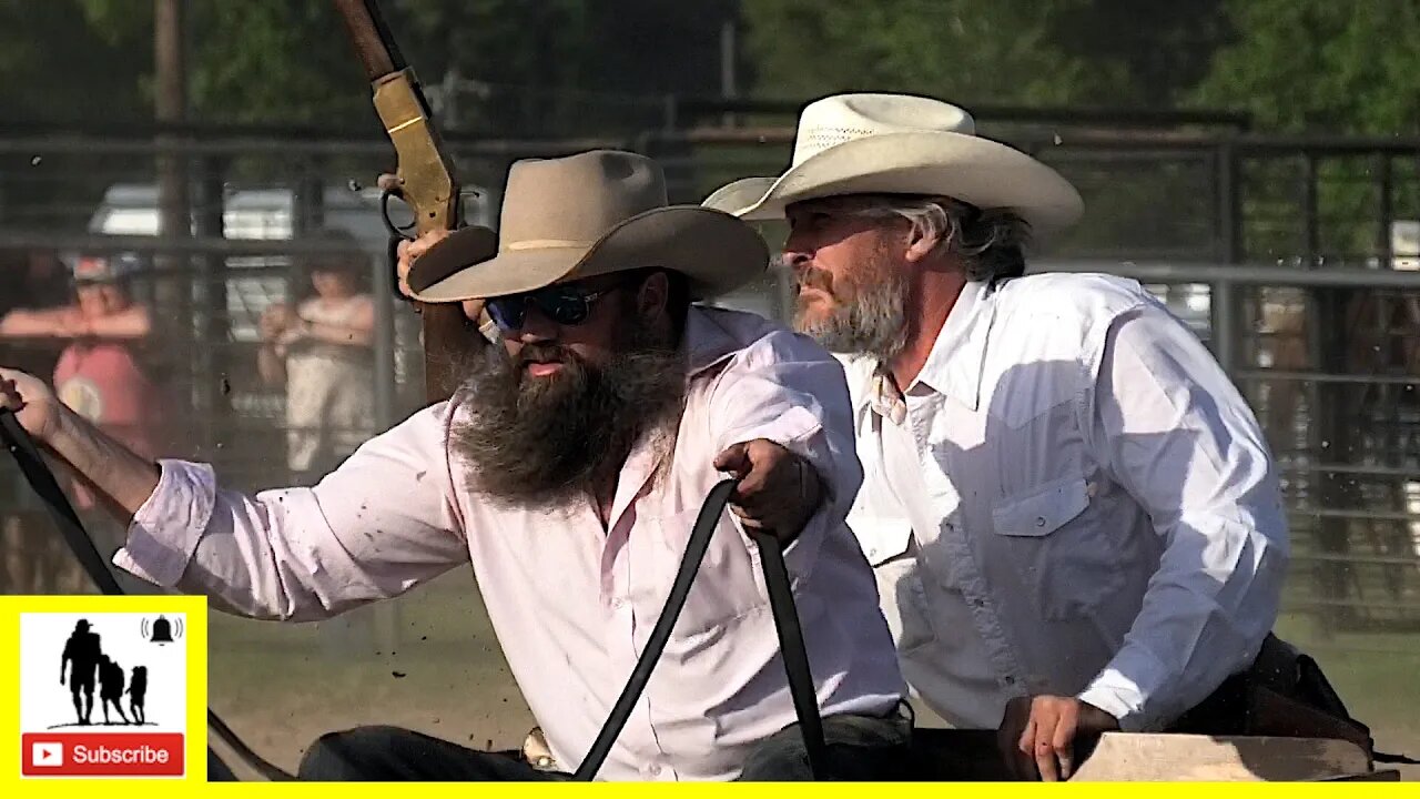 Mounted Shooting From Buckboard Wagon 🐎 2022 US Mounted Shooting Qualifier