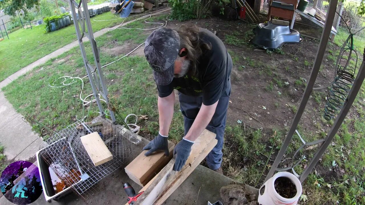 Repurposed Lumber Garden Box