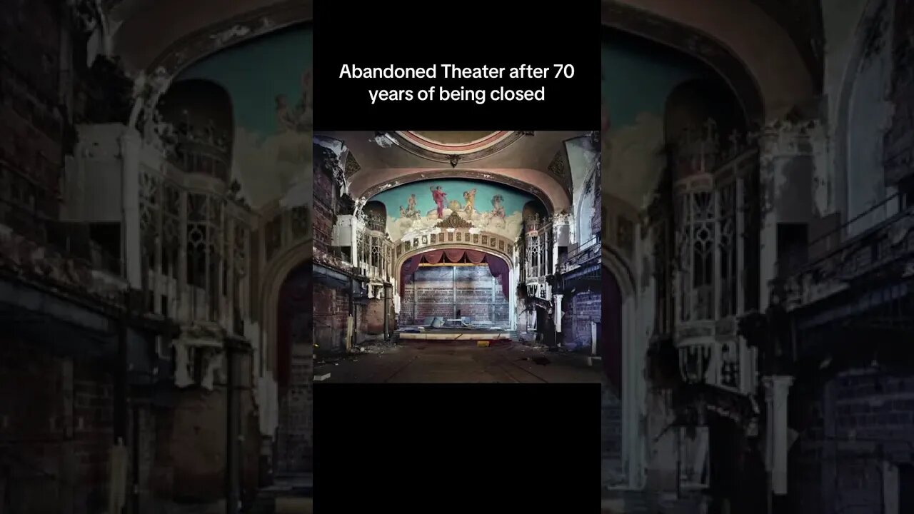 Abandoned Theater in the Midwest before and after