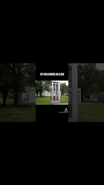 MY CELLPHONE AS A KID