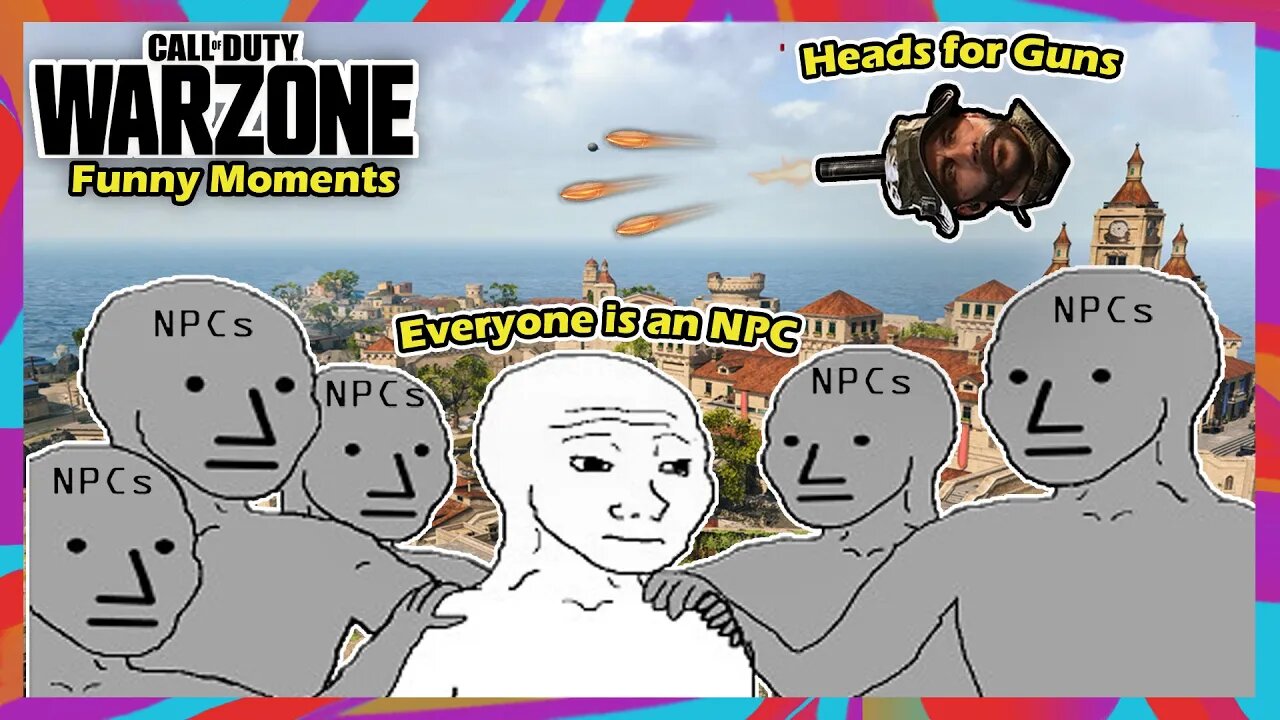 New Head for Weapon and We're all NPCs!? | Warzone Fortunes Keep Funny Moments