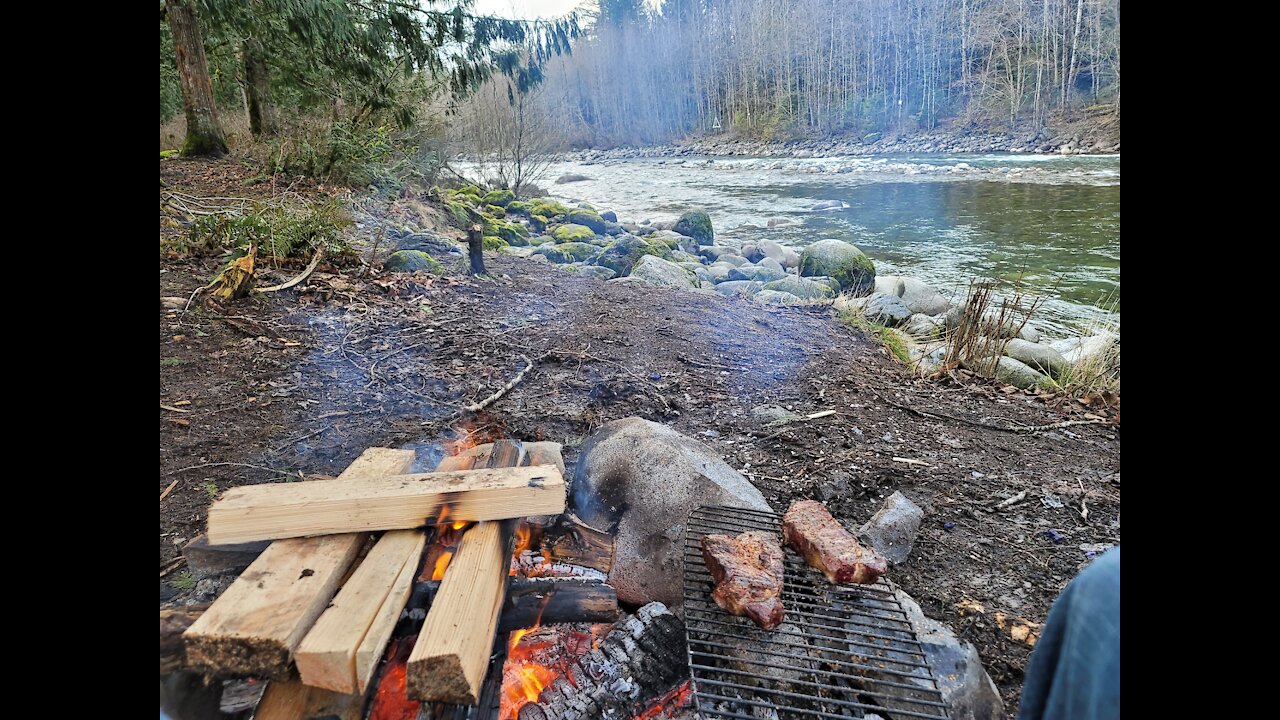 Two Steaks one Fire!