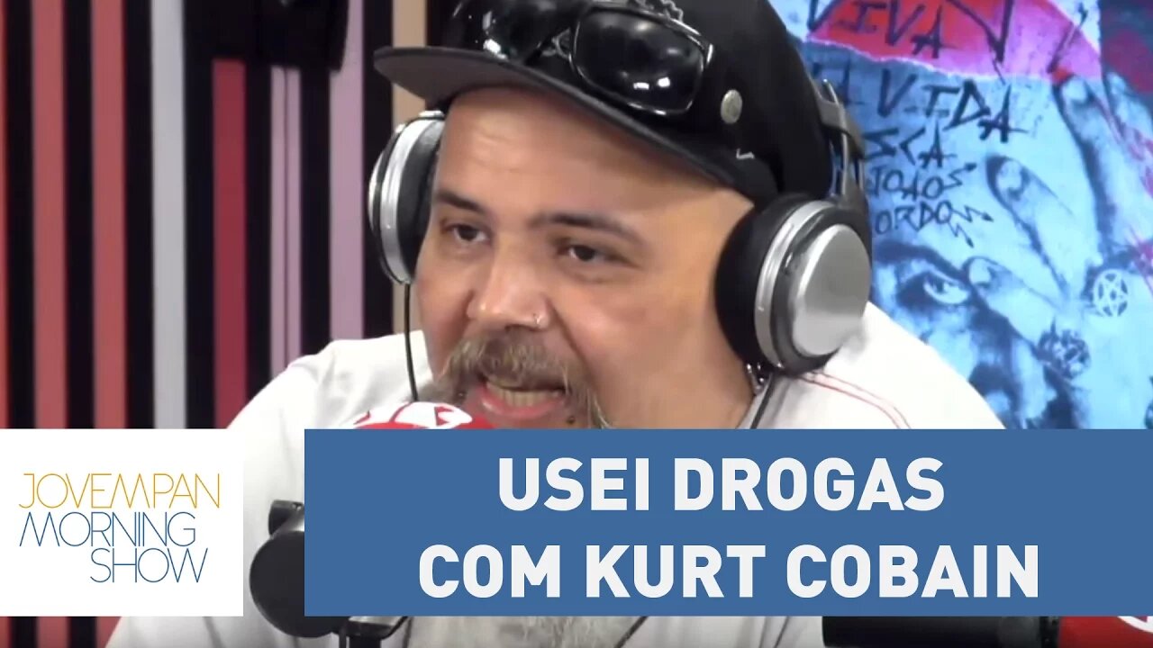 João Gordo lembra de quando usou drogas com Kurt Cobain