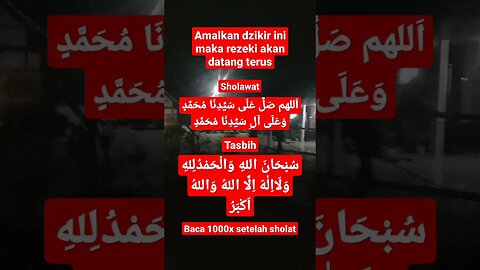 Dzikir Penarik rezeki #shorts #sholawat #tasbih #dakwah