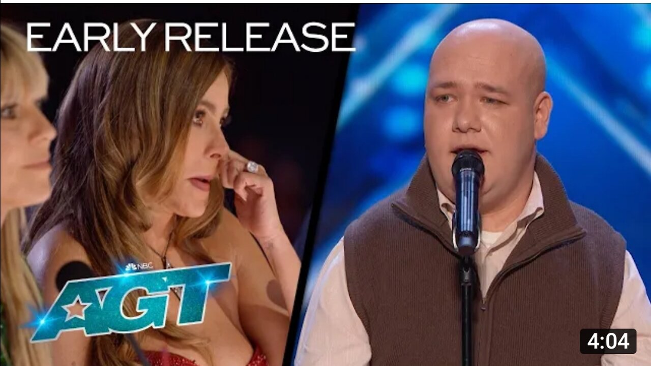 Early Release: Ben Waites' Emotional Audition Leaves Sofia Vergara in Tears | AGT 2022