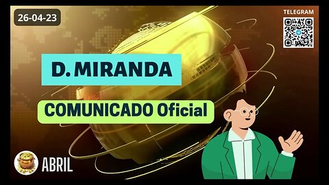 DAVID MIRANDA COMUNICADO Oficial - Operações