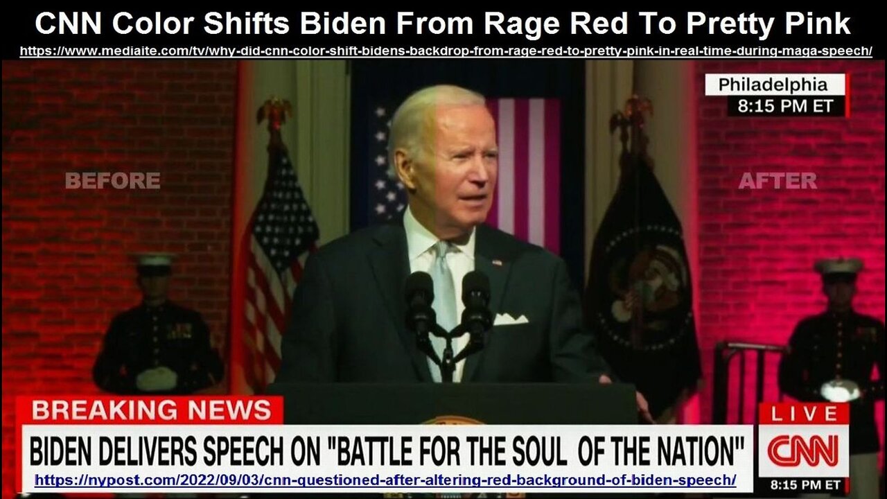 End Video Jan 6 Capital Police Let In Protestors - Biden CNN Speech Red To Pink - Kari Lake Calls Out FakeNews