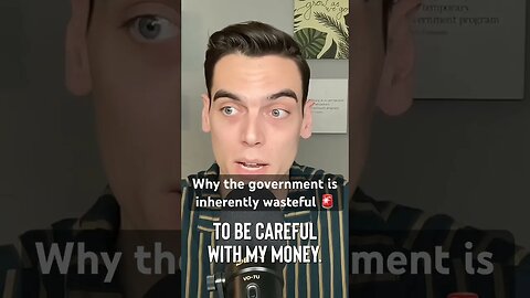 Why the government is inherently wasteful 🚨