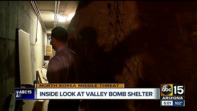 Search for bomb shelters exploding across Phoenix because of North Korea concerns