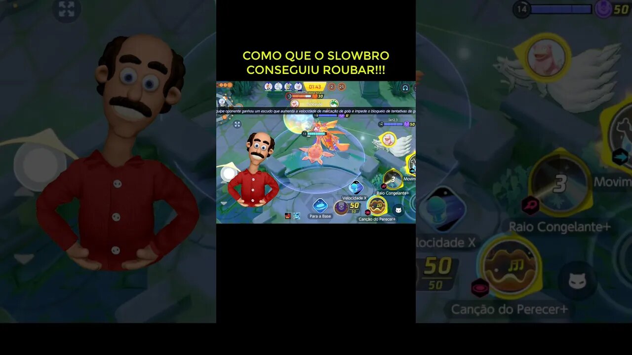 COMO QUE O SLOWBRO ROUBOU ISSO 😱😱POKÉMON UNITE #shorts #burucharizard