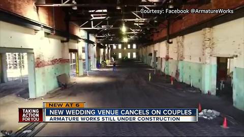 Events venue booking weddings before completion now forced to cancel