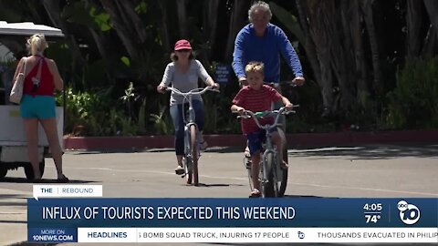 Influx of tourists expected Fourth of July weekend