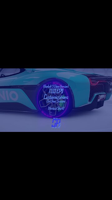 [Asphalt 9 China Version (A9C/C9/狂野飙车9)] NIO EP9 | Car Customs Update with Pro Glow Tires (#Shorts)