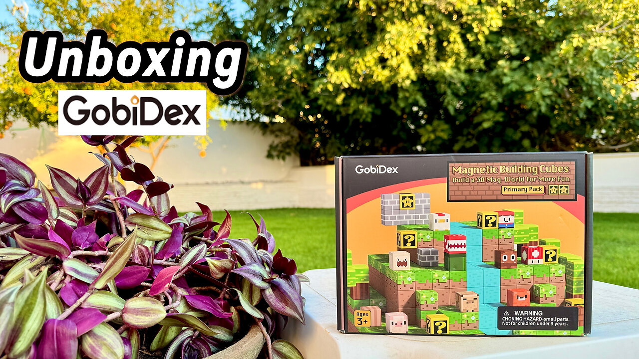 GobiDex Magnetic Building Cubes Unboxing