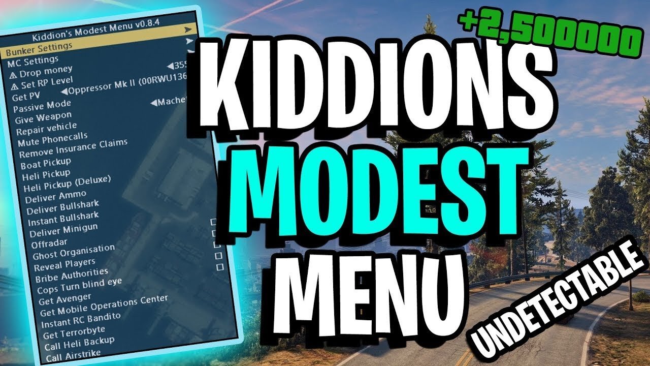 HOW TO INSTALL KIDDIONS FREE! GTA5 MOD MENU