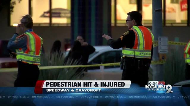 Person has serious injuries after hit by car on the east side