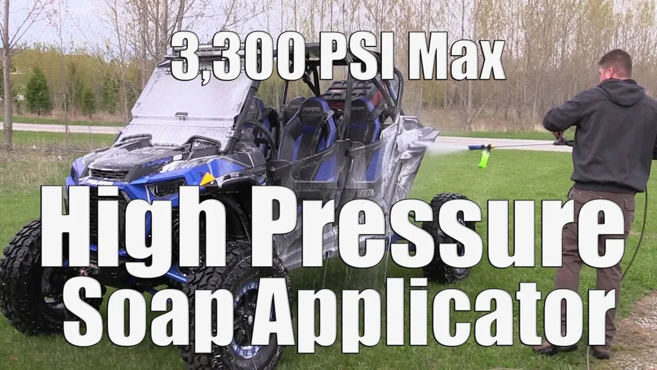 High Pressure Soap Accesory For Your Pressure Washer 3300 PSI Max