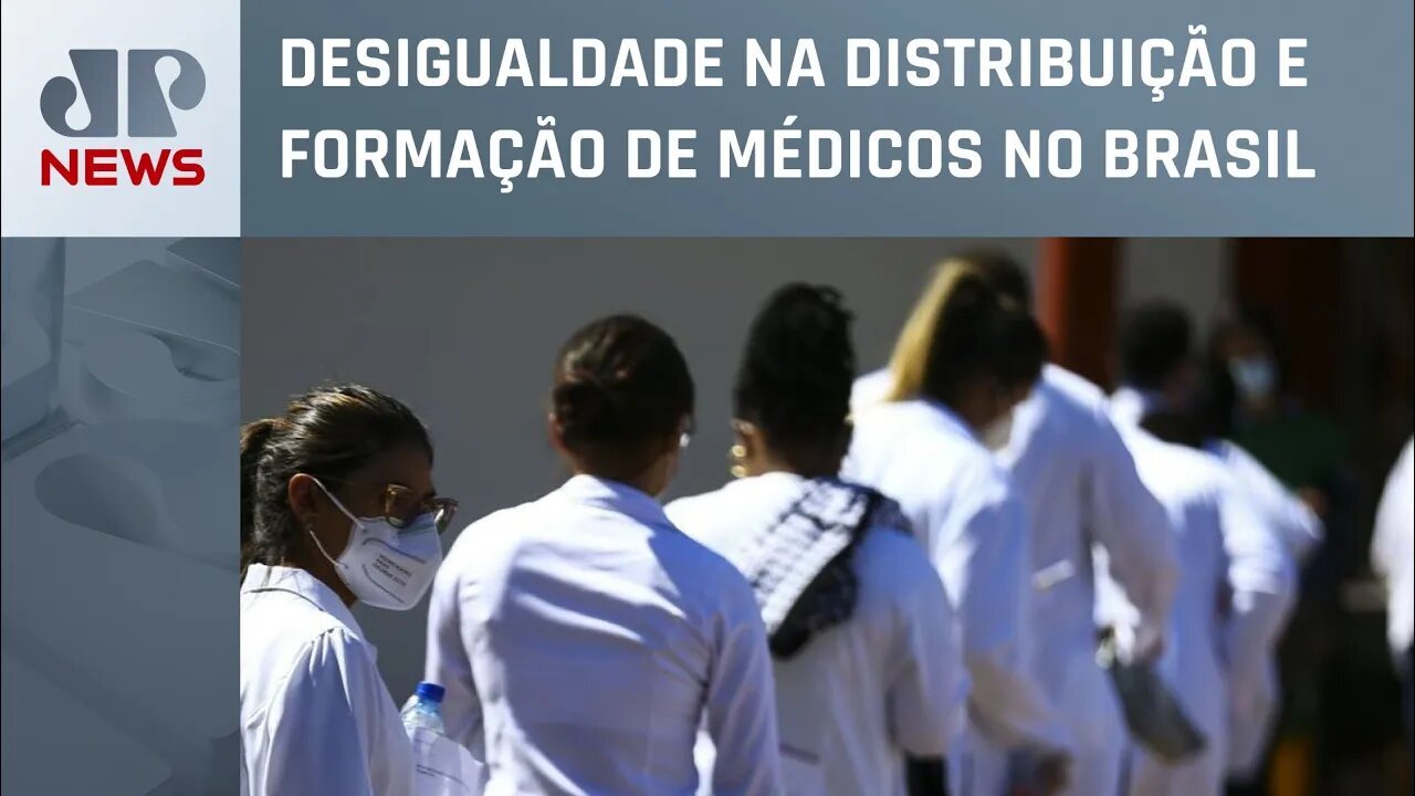 Censo aponta que 24% dos médicos atuam nas capitais brasileiras