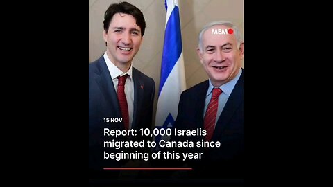 Canadians, be careful, the land thieves have arrived! 10,000 Israelis migrated to Canada.