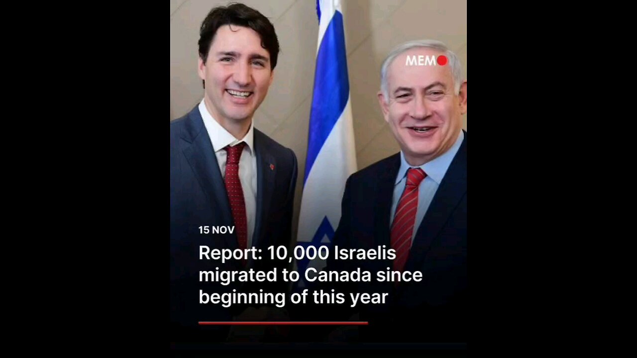 Canadians, be careful, the land thieves have arrived! 10,000 Israelis migrated to Canada.