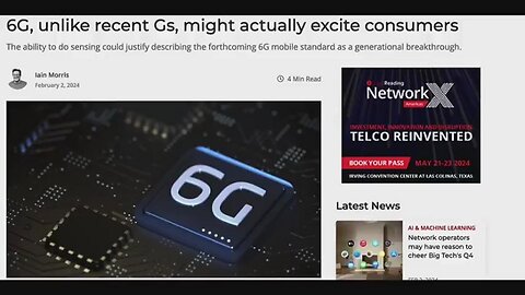 6G is Coming! 6G Will Excite Consumers! It's A Sinister Military Application!