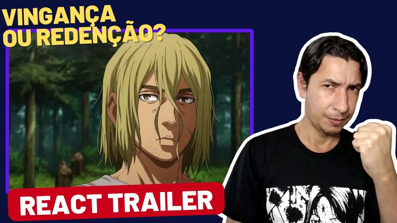 React Trailer da Temporada 2 de Vinland Saga | Hora da Redenção?