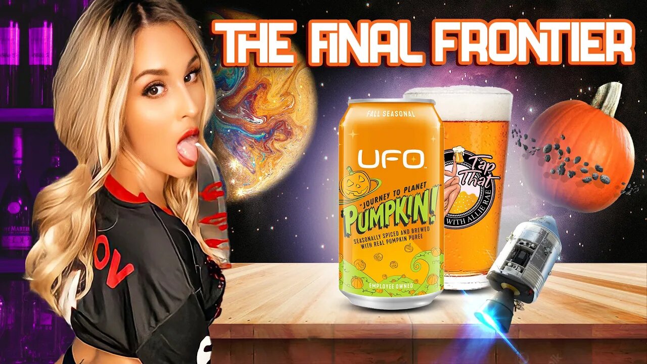 👽 UFO Journey to Planet Pumpkin Hefe Craft Beer Review with @The Allie Rae