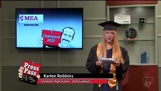 Champions 2020 - Karlee Robbins, Charlotte High School Valedictorian