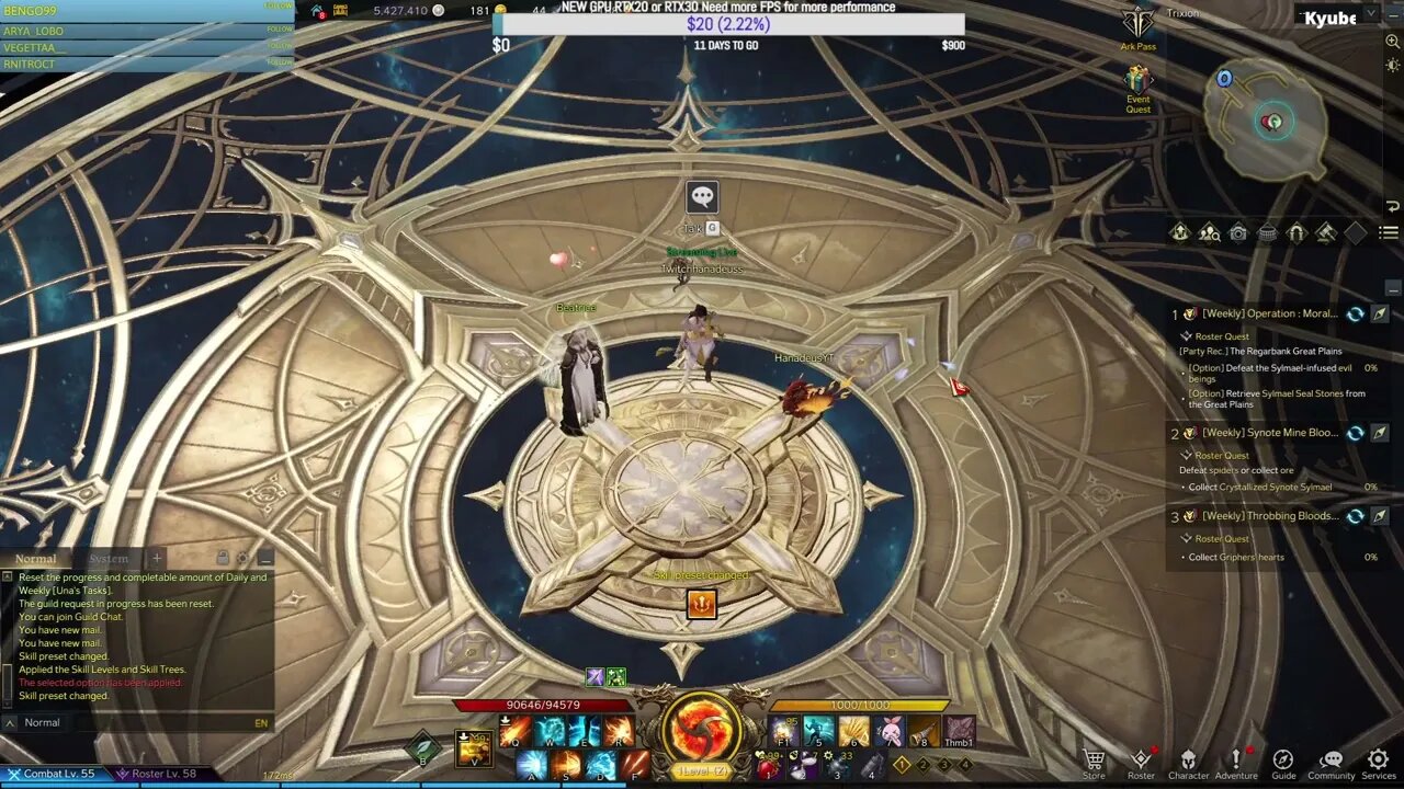 #lostark Explaining my build to Kyube thinks meta builders are right rest of the humans are wrong