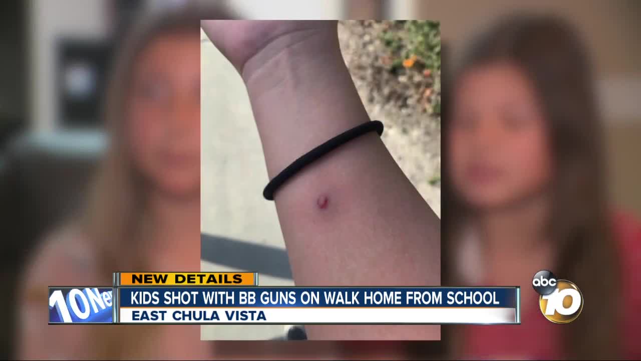 Kids shot with BB gun in Chula Vista, police say