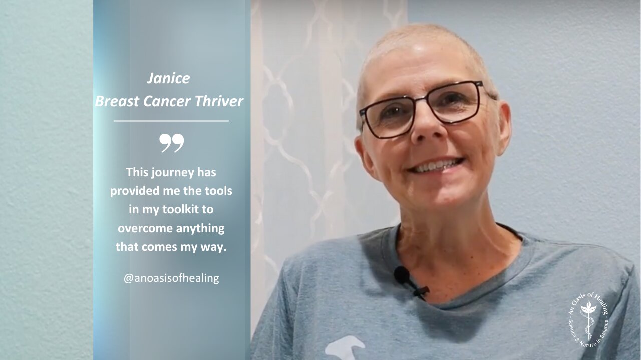 Janice's Stage 3 Breast CFCs Healing Experience | An Oasis of Healing Testimonial Clip