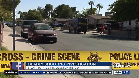 LVMPD searching for suspect after woman shot to death